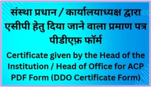 head-of-the-institution-for-acp-(ddo-certificate - Certificate-given-by-the-Head-of-the-Institution-Head-of-Office-for-ACP-PDF-Form-DDO-Certificate-Form