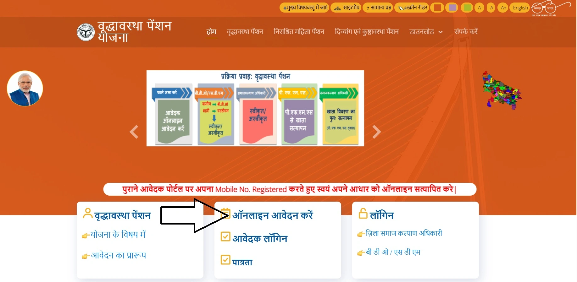 उत्तर-प्रदेश-दिव्यांगजन-वृद्धावस्था-विधवा-पेंशन-योजना