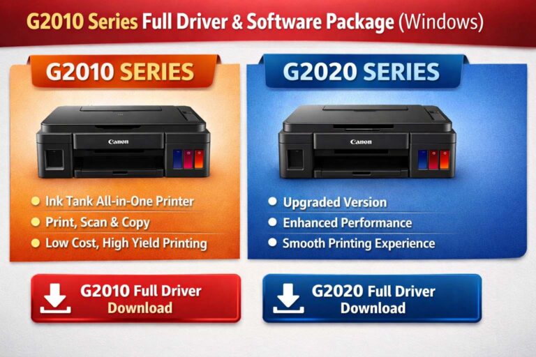 G2010 / G2020 Series Full Driver & Software Package