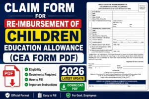 Claim-Form-For-Re-Imbursement-Of-Children-Education-Allowance-Pdf-2026CEA-Form-Pdf-Children-Education-Allowance-Reimbursement-Pdf-Form