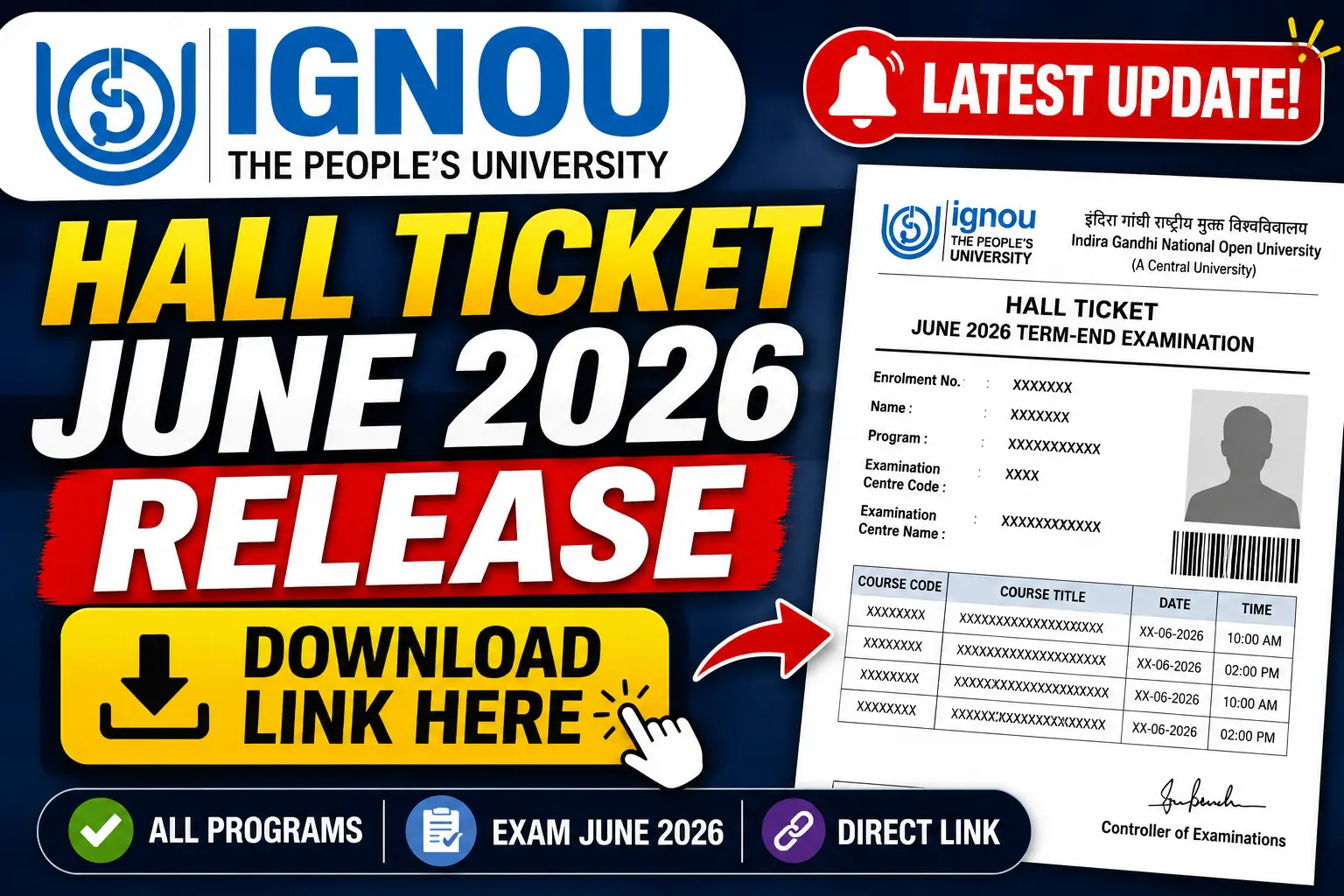 IGNOU-Hall-Ticket-June-2026-Release-Download-Link-Here.
